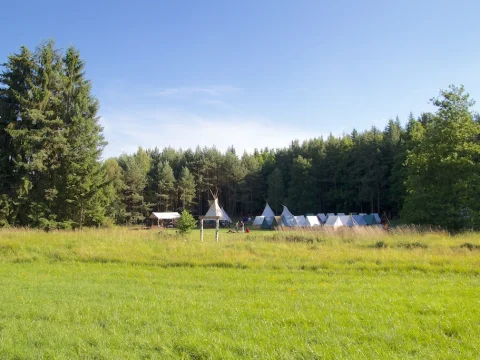 Tábor ze softíkové louky