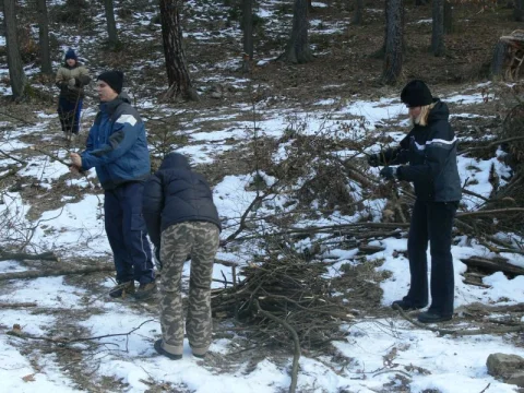 zleva: Jirka, Martin, Lenka, Peťatá