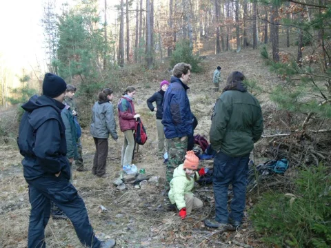 ...aby bylo možné rozdělat oheň...