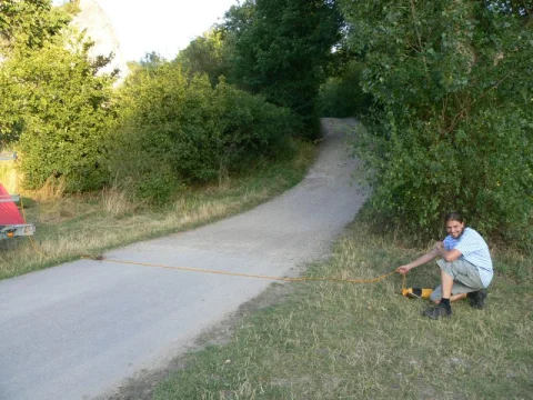 Péťa číhá na...