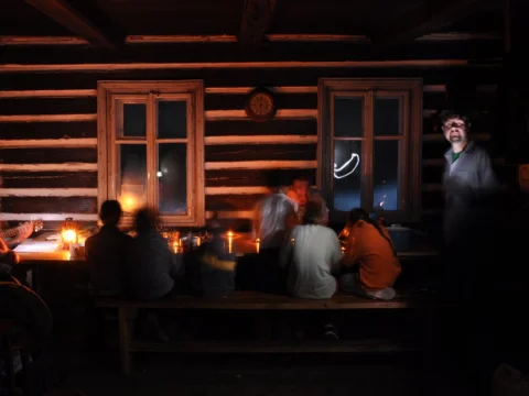 Foto večerní partičky Bangu