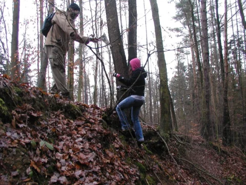 Slaňování do rokle