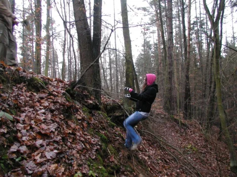 Slaňování do rokle