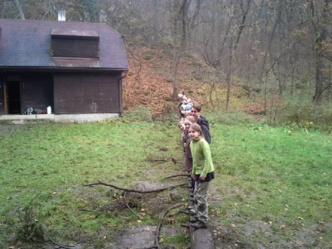Nástup na kládě