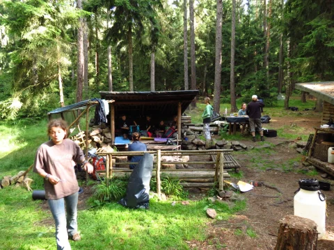 Druhé přespání na Bleskovce