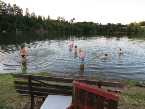 Koupání na výsadku