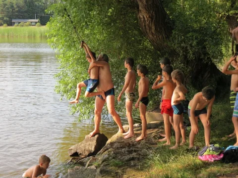 Koupání na Vacáku
