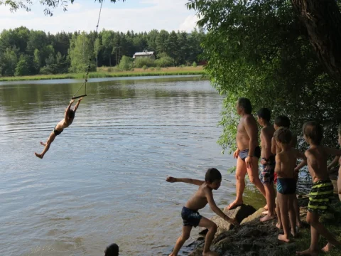 Koupání na Vacáku