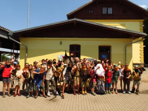 Děti odjíždí na tábor