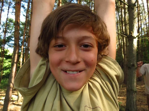 Trpaslík letí na orlu