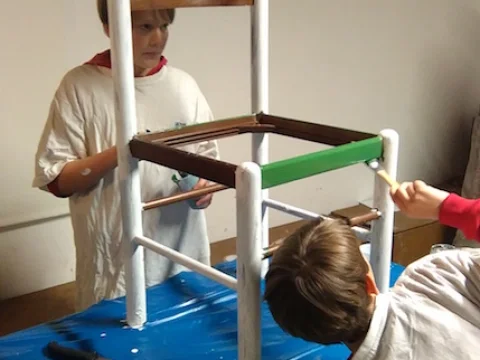 Malování židlí