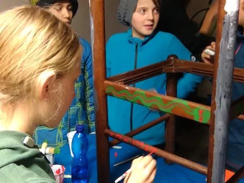 Malování židlí