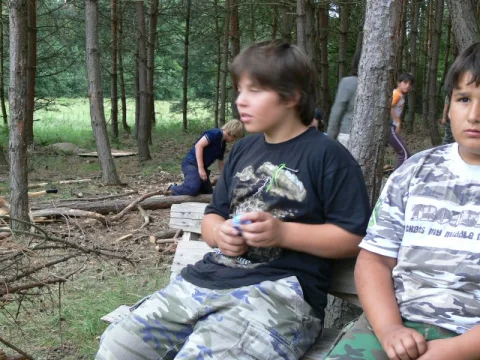 Tobiášův voraz na lavičce