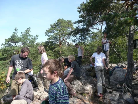 Pohled na kochající se tuláky