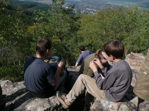 Poslední chvilky přestávky na vrcholu...