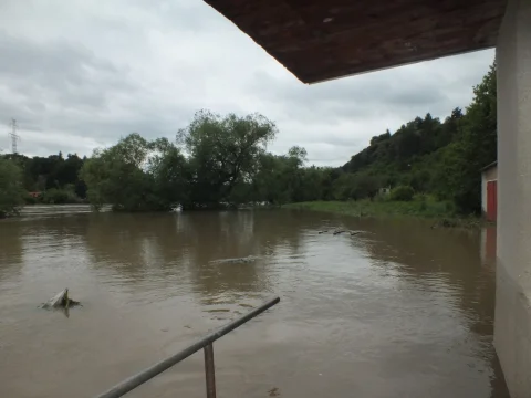 Pohled z klubovny..