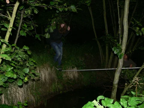 Anika na laně