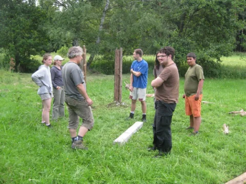 Stavba brany do sveta Keltu