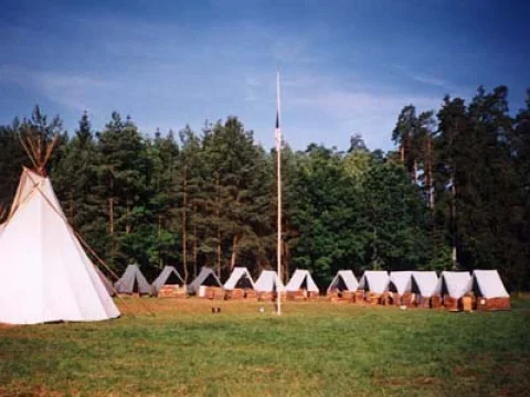 Pohled na celý tábor