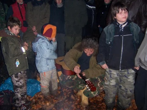 Petr se chystá na projev