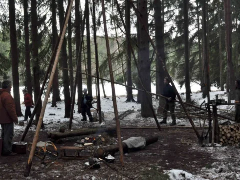 Stavba tee-pee