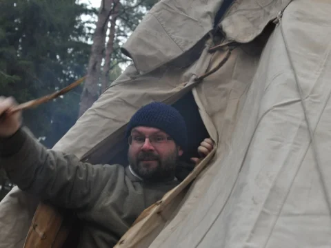 Stavba tee-pee